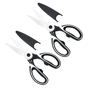 Kitchen Shears,2-Pack Premium Heavy Duty Kitchen Scissors,Dishwasher Safe Meat Scissors,Kitchen Scissors for General Use for Chicken/Poultry/Fish/Meat/Vegetables/Herbs/BBQ…