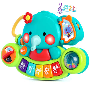 Baby Piano Toy 6 to 12 Months Light Up Music Baby Toys for 0 6 9 12 18 Months Early Learning Educational Piano Keyboard Infant Toys Baby Girl Piano Toy 1 Year Old Boy Girl Gifts