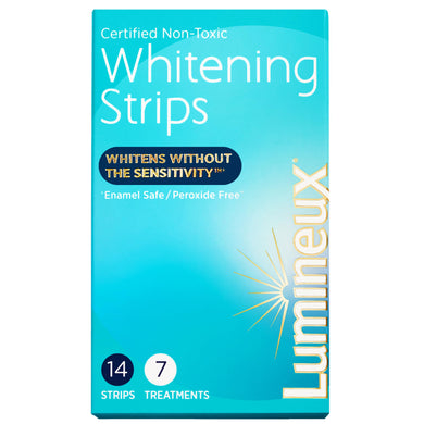 Lumineux Teeth Whitening Strips 7 Treatments - Enamel Safe - Whitening Without The Sensitivity - Dentist Formulated & Certified Non-Toxic