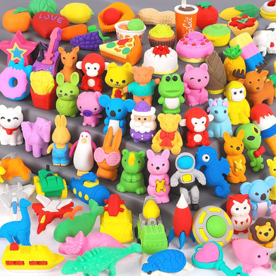 70 Animal Erasers