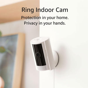 All-new Ring Indoor Cam (2nd Gen) | 1080p HD Video & Color Night Vision, Two-Way Talk, and Manual Audio & Video Privacy Cover (2023 release) | White