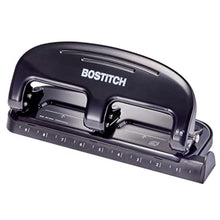 Bostitch Office EZ Squeeze 20 Sheet Standard 3 Hole Punch, Metal Construction, Silver/Black (HP20)