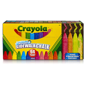 Crayola Sidwalk Chalk 64ct