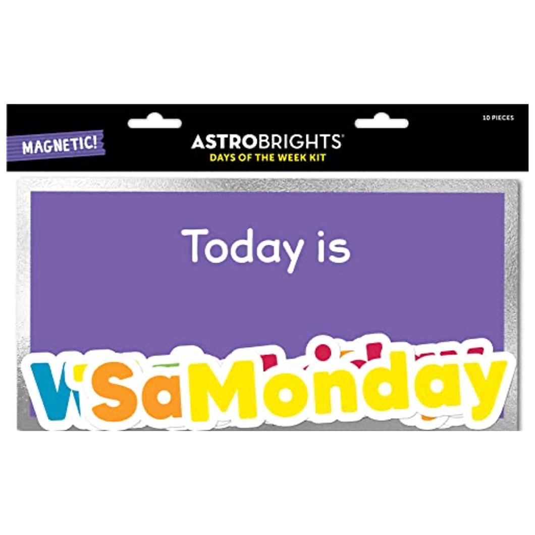 Astrobrights Days Kit, Pre-Assembled Magnets, 10 Pieces (91956)
