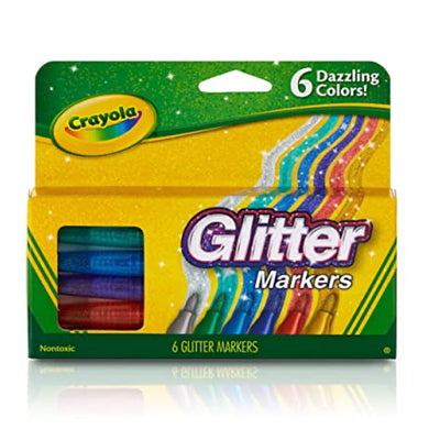 Crayola Glitter Markers 6ct