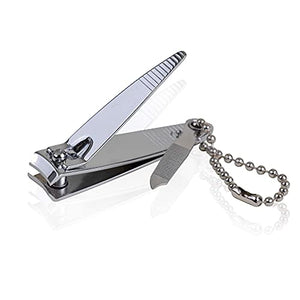 (6 Pack) Toe Nail Clippers Toenail Clippers and Fingernail Clipper Set, Premium Stainless Steel Ultra Sharp Sturdy Curved Edge Cutter Trimmer Finger Nail Clip for Adults Men Women Nail Cleaner