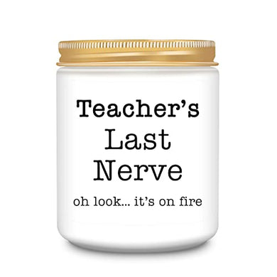 Teacher Appreciation Gifts, Best Teacher Gifts for Women, Funny Teacher Christmas Gifts, Birthday Gifts, Retirement Gifts, Thanksgiving Gifts for Teachers, Lavender Scented Candles