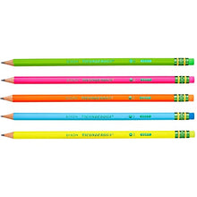 Dixon® Neon Colored Pencils, Assorted, Pack Of 10