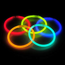 JOYIN 144 Pcs Glow Sticks Bulk 8" Bracelets Necklaces, Glow in the Dark Neon , Easter, Christmas, Football,Halloween Party Supplies Pack,