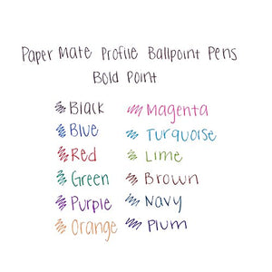 12 Purple Pens