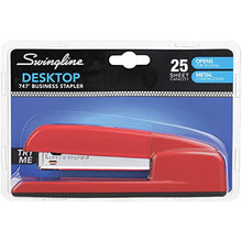 Swingline Stapler, 747 Desktop Stapler, 30 Sheet Capacity, Durable Metal Stapler for Desk, Rio Red (74736)