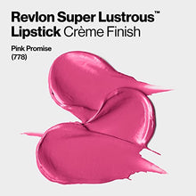 Revlon Super Lustrous Lipstick, High Impact Lipcolor with Moisturizing Creamy Formula, Infused with Vitamin E and Avocado Oil in Pinks, Pink Promise (778) 0.15 oz
