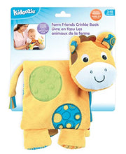 Kidoozie Farm Friends Crinkle Book Toy - A Fun and Educational Toy for Your Little One Ages 3 to 18 Months - Machine Washable - Encourages Sensory Exploration and Early Learning!
