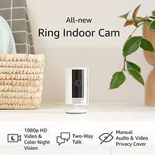 All-new Ring Indoor Cam (2nd Gen) | 1080p HD Video & Color Night Vision, Two-Way Talk, and Manual Audio & Video Privacy Cover (2023 release) | White