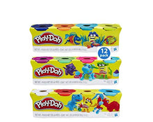 Play-Doh 4-Pack of Colors 16oz Gift Set Bundle Gift Set Gift Toy for Boys and Girls (12 Cans & 48oz Total) - 3 Pack (3 pack of 4, Variety)