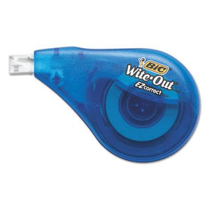 BIC Wite-Out EZ Correct Correction Tape, Non-Refillable, 1/6" x 472", 2/Pack