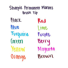 12 Brush Tip Markers