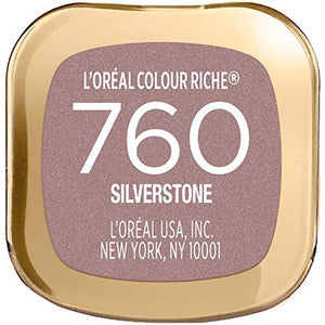 L’Oréal Paris Makeup Colour Riche Original Creamy, Hydrating Satin Lipstick, 760 Silverstone, 1 Count
