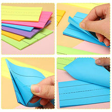 150 Sheets Sentence Strips Ruled Rainbow Sentence Strips Sentence Learning Strips for School Office Supplies, 6 Colors, 6 Pack (Bright Colors, 3 x 12 Inch)