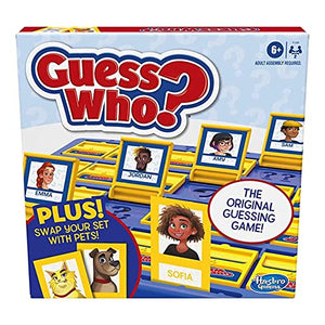 Hasbro Gaming Guess Who? Board Game with People and Pets, Kids Ages 6 and Up (Amazon Exclusive)