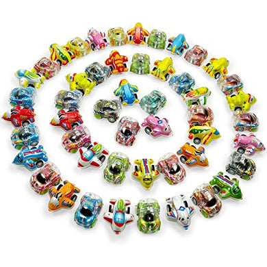 48Pcs Mini Cars and Small Planes, Bulk Toys Small Pull Back Cars, Treasure Box Toys for Classroom, Party Favors, Goodie Bags Fillers, Birthday Day Gifts for Kids and Prize for Kids 3-5 Years Old