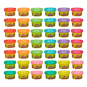 Play-Doh Handout 42-Pack of 1-Ounce Non-Toxic Modeling Compound, Kid Party Favors, School Supplies, Assorted Colors, Ages 2 and Up (Amazon Exclusive)