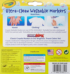 Crayola Ultraclean Broadline Classic Washable Markers (2-Pack)