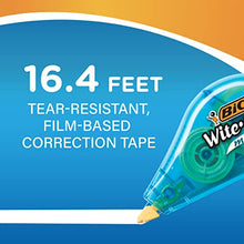 Wite Out BIC Brand Mini Correction Tape, 16.4 Feet, 6-Count Pack of white Correction Tape, Compact Tape Office or School Supplies