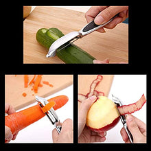 Potato, Vegetable, Apple Peelers for kitchen, Fruit, Carrot, Veggie, Potatoes Peeler, Y-Shaped and I-Shaped Stainless Steel Peelers, with Ergonomic Non-Slip Handle & Sharp Blade, Good Durable (2PCS)