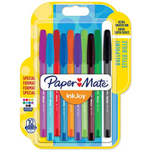 Paper Mate InkJoy 100ST Ballpoint Pens | Medium Point (1.0mm) | Fun Colours | 10 Count