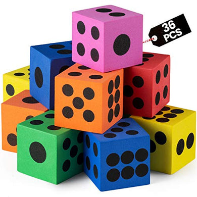 36 Foam Dice