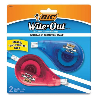 BIC Wite-Out EZ Correct Correction Tape, Non-Refillable, 1/6