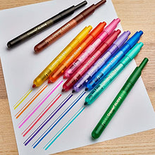 Crayola Washable Markers with Retractable Tips, Clicks, School Supplies, Art Markers, 10 Count