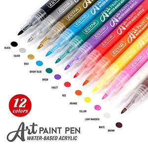 12 Acrylic Paint Pens
