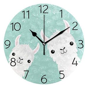 Alpaca Wall Clock