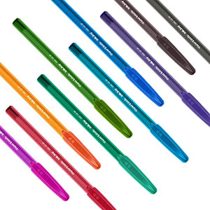 Paper Mate InkJoy 100ST Ballpoint Pens | Medium Point (1.0mm) | Fun Colours | 10 Count