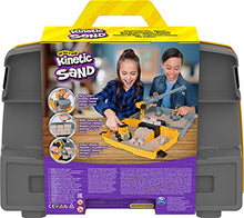 Kinetic Sand, Construction Site Folding Sandbox with Toy Truck and 2lbs of Play Sand, Sensory Toys for Kids Ages 3 and up