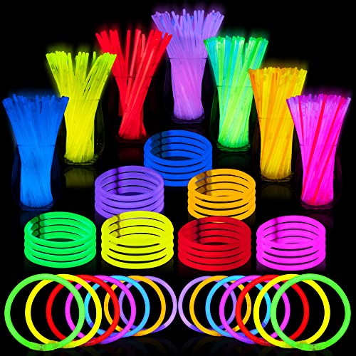 JOYIN 144 Pcs Glow Sticks Bulk 8