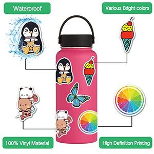 Cute Stickers for Kids 350PCS Kawaii Stickers for Water Bottles,Vinyl Waterproof Vsco Skateboard Laptop Stickers Aesthetic Computer Hydroflask Phone,Stickers for Teens Girls Gift