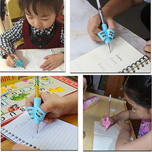 JuneLsy Pencils Grips Pencils Grips for Kids Handwriting Posture Correction Training Writing AIDS for Kids toddler Preschoolers Students Children Special Needs (6PCS)
