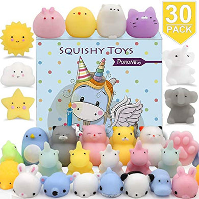 30 Mini Animal Squishies