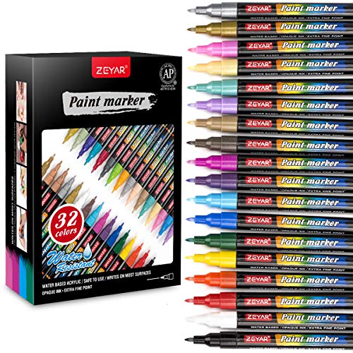 32 Acrylic Paint Pens