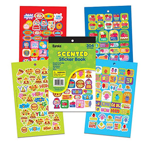 Eureka Scented Motivational Stickers for Kids and School Teachers, 302pcs