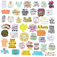 Quote Stickers, Positive Stickers 200Pcs Motivational Waterproof Vinyl Stickers for Water Bottle Hydroflasks Laptops Computers Phone for Women Adults Kids Students Teachers Employees