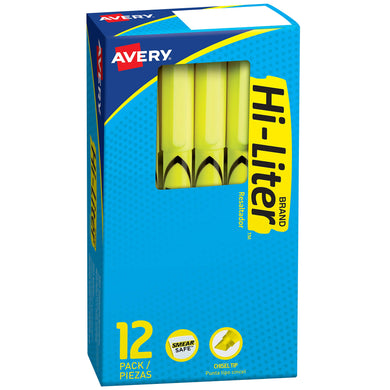 12 Yellow Highlighters