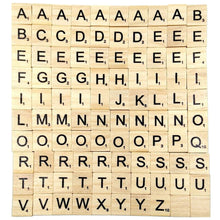 500 Wood Letter Tiles