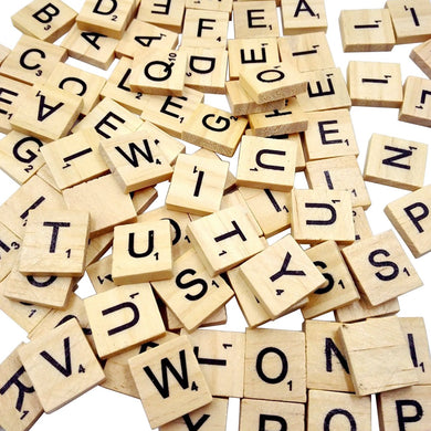 500 Wood Letter Tiles