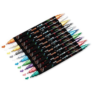 10 Metallic Marker Pens
