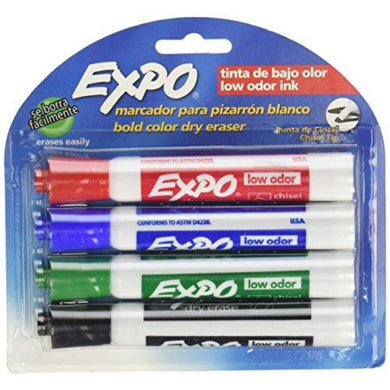 4 Dry Erase Markers