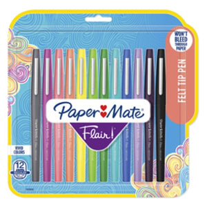 12 Color Flair Pens